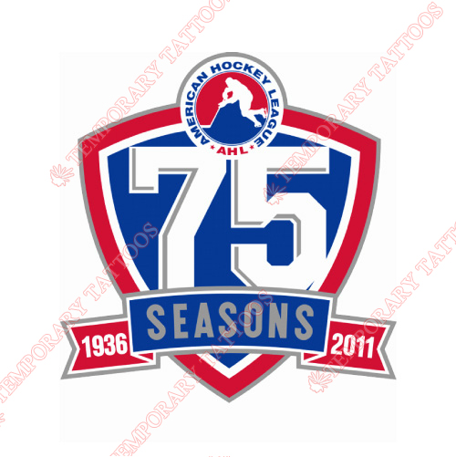 American Hockey League Customize Temporary Tattoos Stickers NO.8972